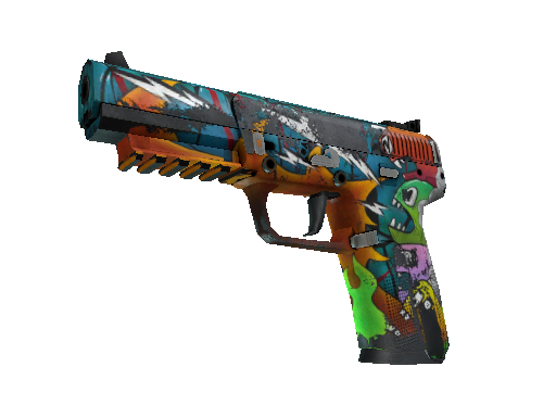 Five-SeveN | Angry Mob (Battle-Scarred)
