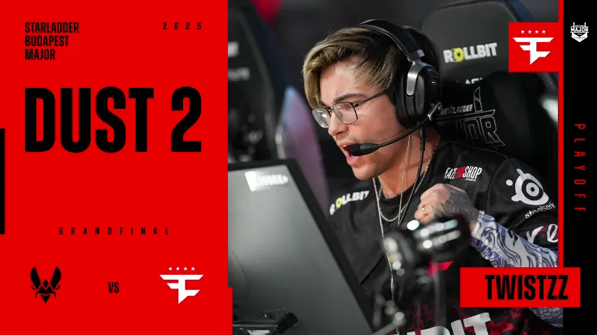 Souvenir Charm | Budapest 2025 Highlight | Twistzz vs Vitality on Dust II