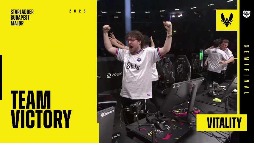 Souvenir Charm | Budapest 2025 Highlight | Vitality wins in the SF