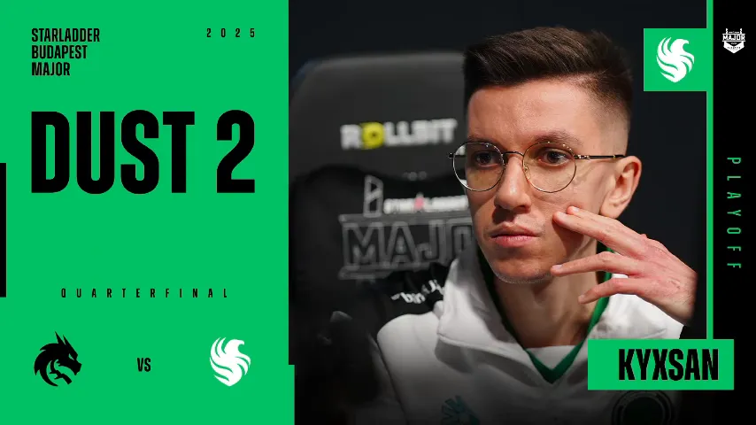 Souvenir Charm | Budapest 2025 Highlight | kyxsan vs Spirit on Dust II