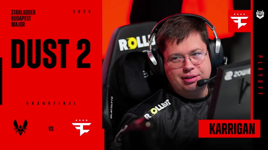 Souvenir Charm | Budapest 2025 Highlight | karrigan vs Vitality on Dust II
