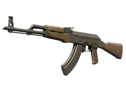 Souvenir AK-47 | Olive Polycam (Battle-Scarred)
