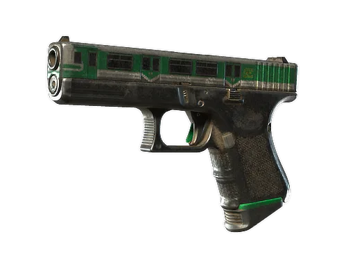 Souvenir Glock-18 | Green Line (Battle-Scarred)