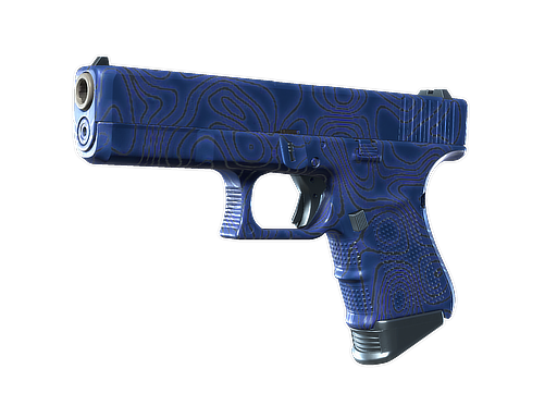 Souvenir Glock-18 | Ocean Topo (Minimal Wear)