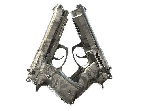 Souvenir Dual Berettas | Silver Pour (Field-Tested)