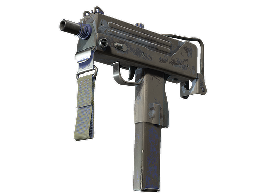 Souvenir MAC-10 | Storm Camo (Battle-Scarred)