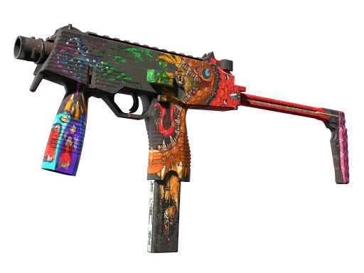 Souvenir MP9 | Food Chain (Battle-Scarred)