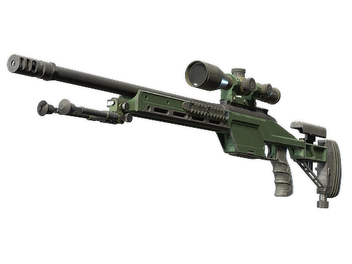 Souvenir SSG 08 | Green Ceramic (Battle-Scarred)