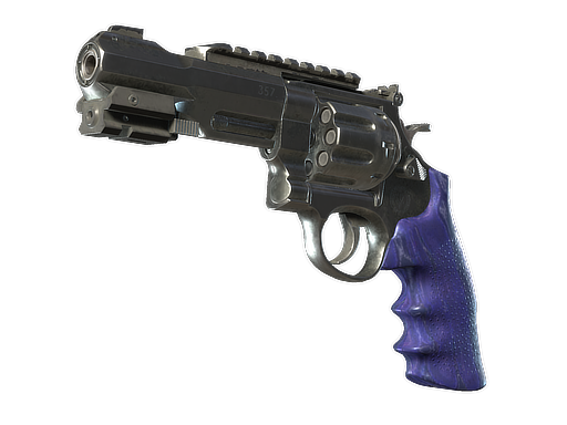 Souvenir R8 Revolver | Cobalt Grip (Battle-Scarred)