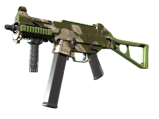 Souvenir UMP-45 | Green Swirl (Factory New)