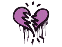 Sealed Graffiti | Broken Heart