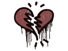 Sealed Graffiti | Broken Heart