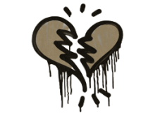 Sealed Graffiti | Broken Heart