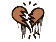 Sealed Graffiti | Broken Heart