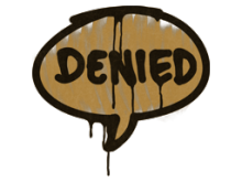 Sealed Graffiti | Denied
