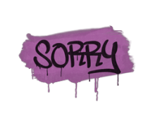 Sealed Graffiti | Sorry