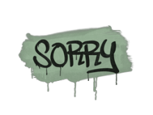 Sealed Graffiti | Sorry