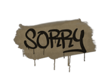 Sealed Graffiti | Sorry