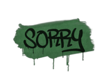 Sealed Graffiti | Sorry