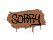 Sealed Graffiti | Sorry