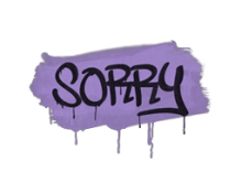 Sealed Graffiti | Sorry