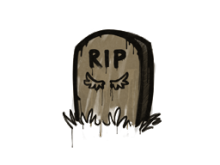 Sealed Graffiti | Tombstone