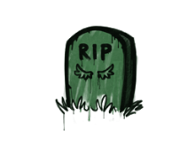 Sealed Graffiti | Tombstone