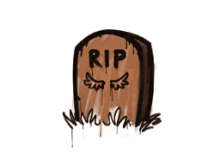 Sealed Graffiti | Tombstone