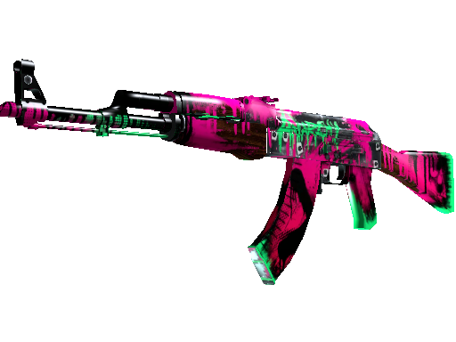AK-47（StatTrak™） | 霓虹革命 (略有磨损)