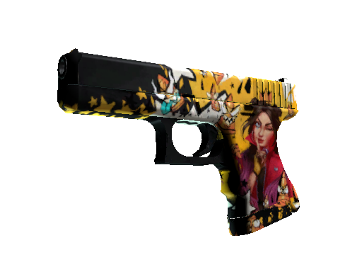 StatTrak™ Glock-18 | Bullet Queen (Well-Worn)