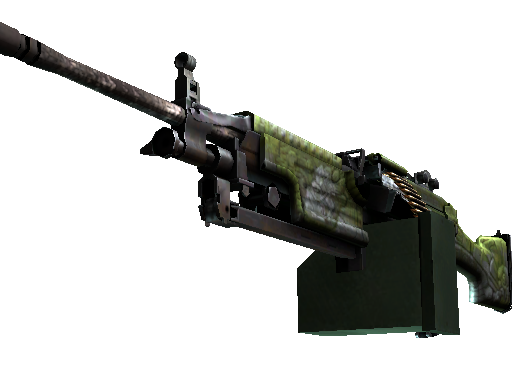 StatTrak™ M249 | Aztec (Minimal Wear)