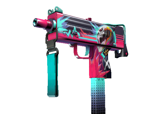 MAC-10（StatTrak™） | 霓虹骑士 (破损不堪)