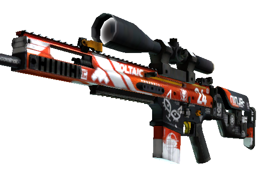 StatTrak™ SCAR-20 | Bloodsport (Minimal Wear)