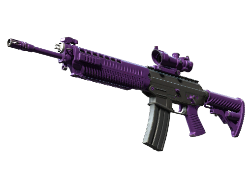 SG 553（StatTrak™） | 致命紫罗兰 (久经沙场)
