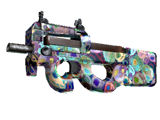 P90（StatTrak™） | 喵之萌杀 (略有磨损)