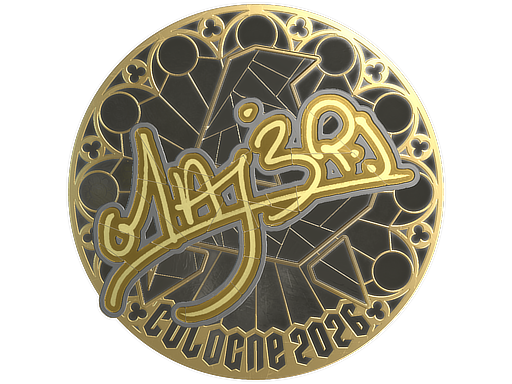Sticker | MAJ3R (Gold) | Cologne 2026