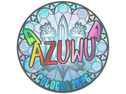 Sticker | AZUWU (Holo) | Cologne 2026