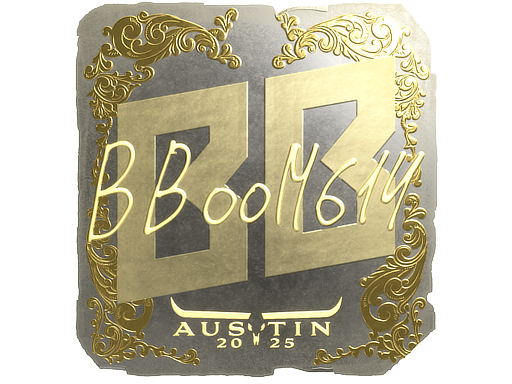印花 | Boombl4（金色）| 2025年奥斯汀锦标赛