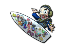 Sticker Bomb Surf Ava