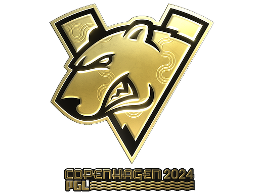 印花 | Virtus.pro（金色）| 2024年哥本哈根锦标赛