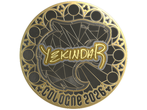 Sticker | YEKINDAR (Gold) | Cologne 2026