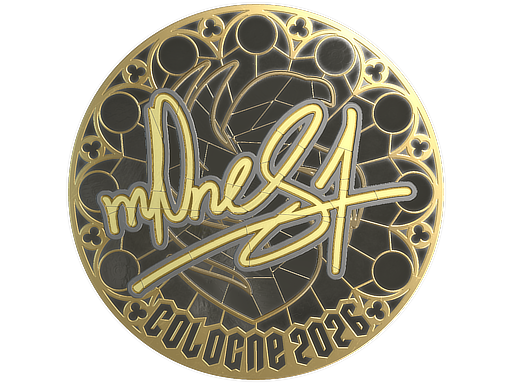 Sticker | m0NESY (Gold) | Cologne 2026