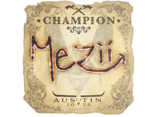 印花 | mezii（冠军）| 2025年奥斯汀锦标赛