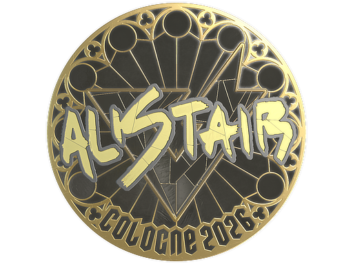 Sticker | aliStair (Gold) | Cologne 2026