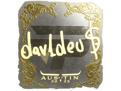 印花 | dav1deuS（金色）| 2025年奥斯汀锦标赛