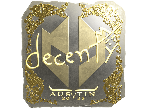印花 | decenty（金色）| 2025年奥斯汀锦标赛