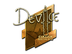 印花 | device（金色）| 2018年波士顿锦标赛