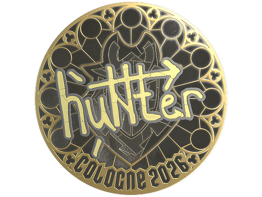 Sticker | huNter- (Gold) | Cologne 2026