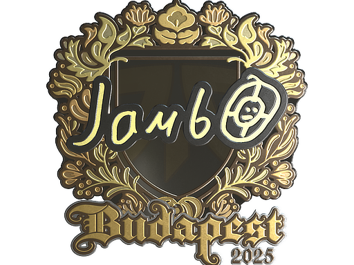 Sticker | jambo (Gold) | Budapest 2025