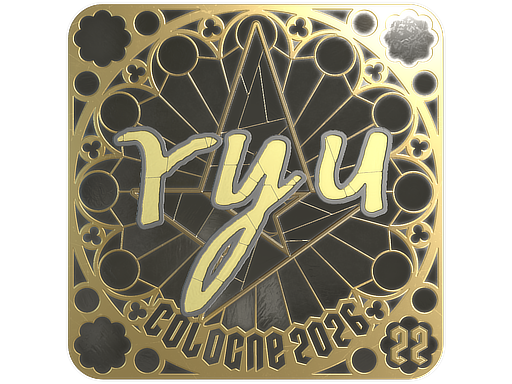 Sticker | ryu (Gold, Ranked) | Cologne 2026